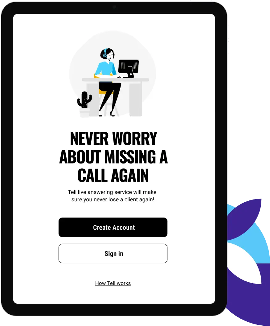 Tablet App Screenshot